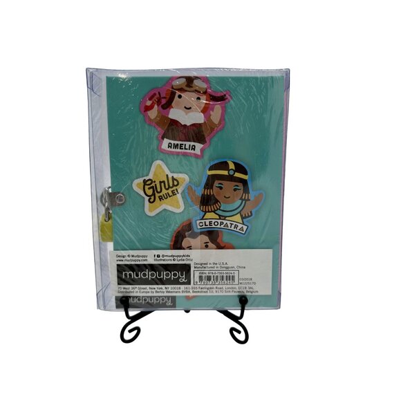 Little Feminist Diary Locking 2 Keys Girl Power Tween Heroes Womens History - Picture 1 of 7